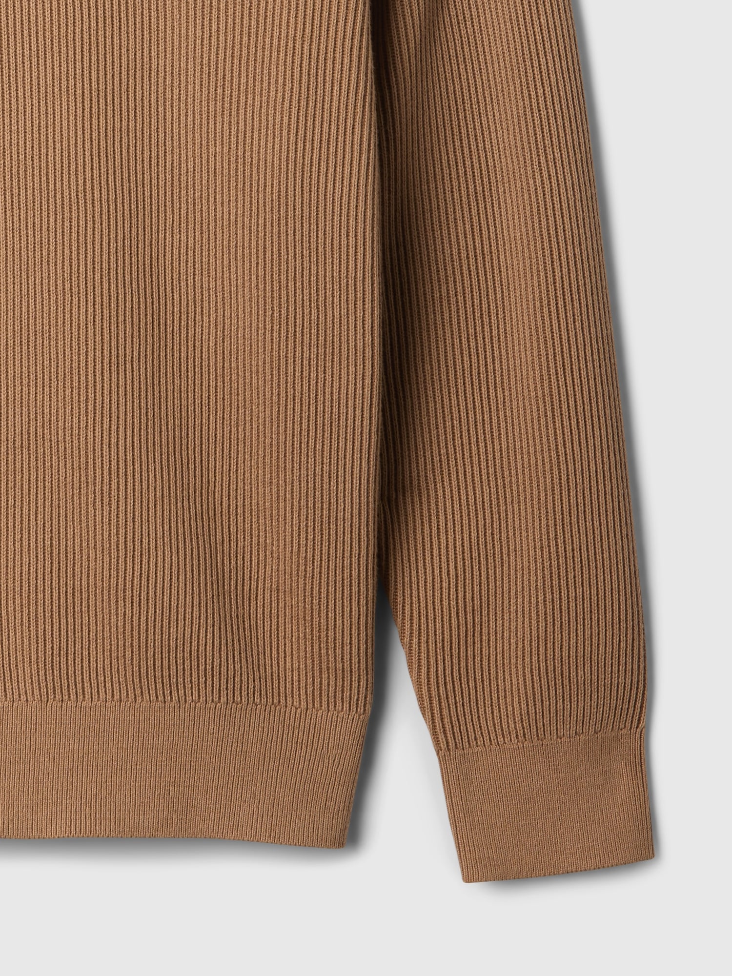 Oversized Fisherman-Stitch Crewneck Sweater | Gap Factory