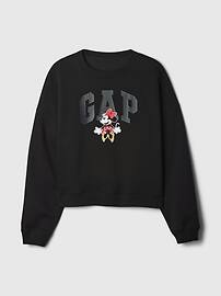 Disney Oversized Minnie Mouse Logo Sweatshirt