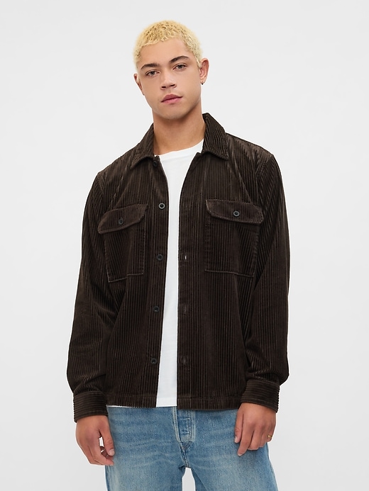 Image number 1 showing, Corduroy Overshirt