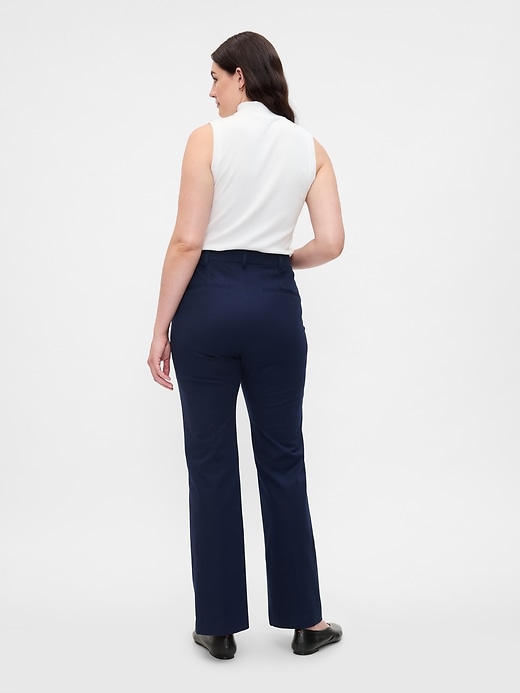 Image number 6 showing, Mid Rise Baby Boot Pants in Bi-Stretch