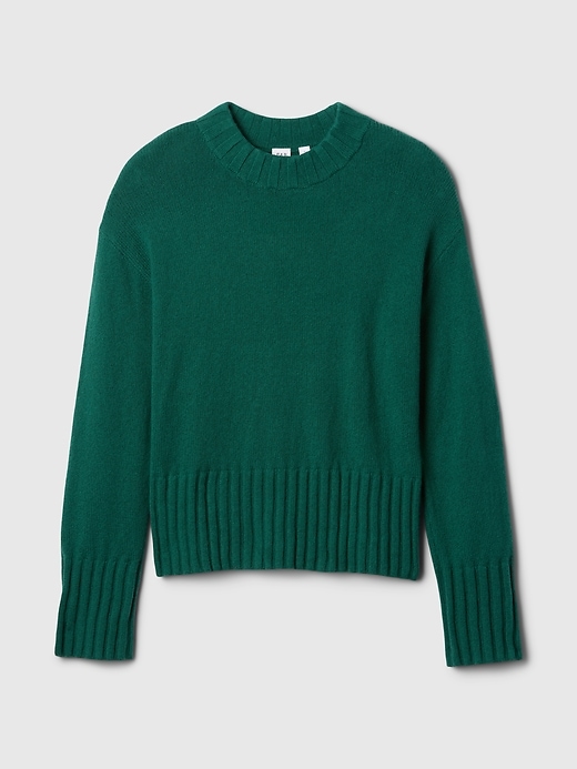 Image number 5 showing, CashSoft Relaxed Crewneck Sweater