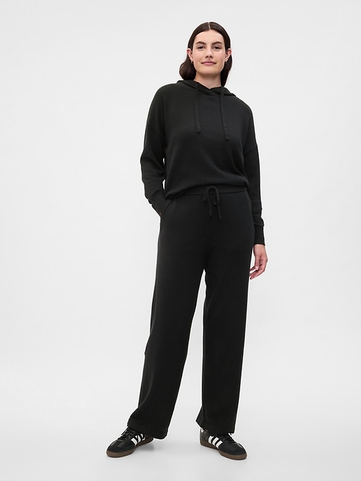 Image number 5 showing, CashSoft Wide-Leg Sweater Pants
