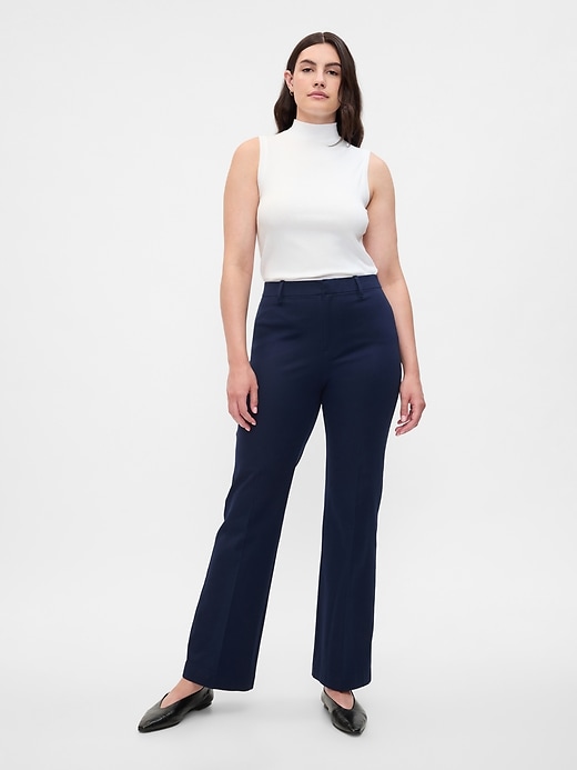 Image number 5 showing, Mid Rise Baby Boot Pants in Bi-Stretch