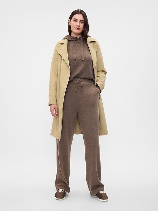 Image number 5 showing, CashSoft Wide-Leg Sweater Pants