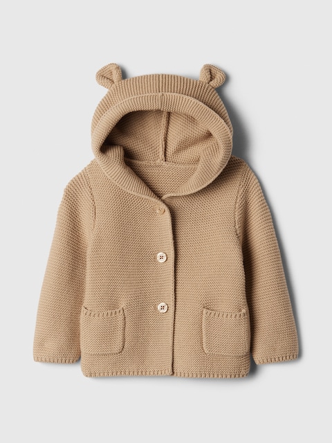 Baby Bear Garter Cardigan