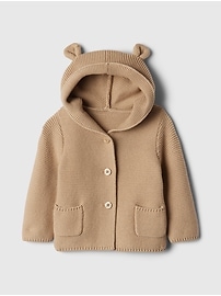 Baby Bear Garter Cardigan