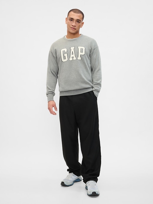 Image number 3 showing, Relaxed Gap Logo Intarsia Sweater