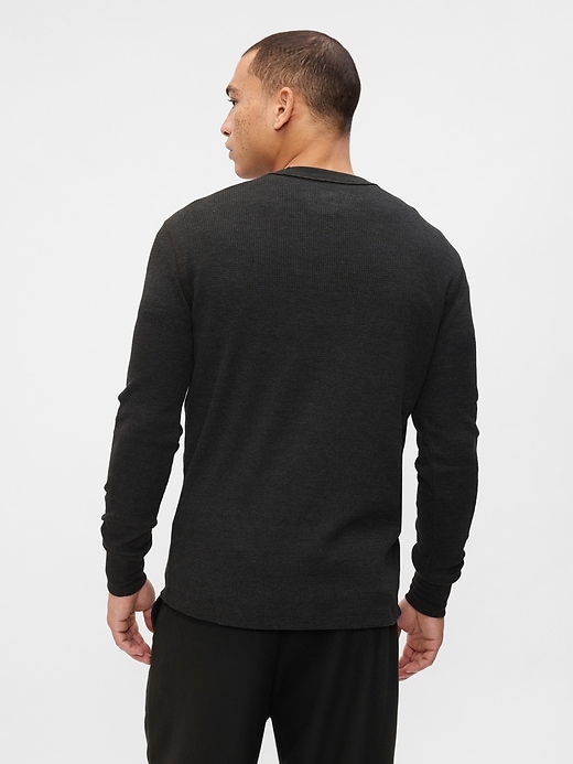 Image number 2 showing, Waffle-Knit Crewneck T-Shirt