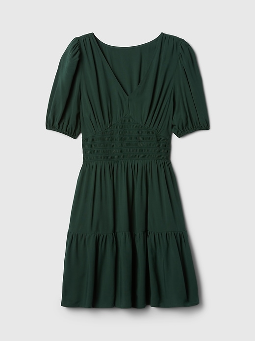 Image number 6 showing, Smocked Puff Sleeve Mini Dress