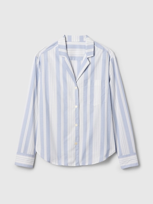 Image number 4 showing, Oversized Poplin PJ Shirt
