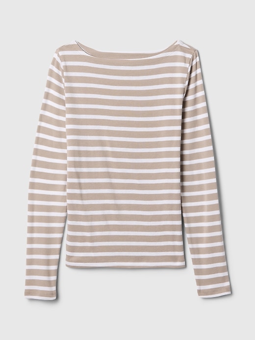 Image number 5 showing, Favorite Stripe Boatneck T-Shirt