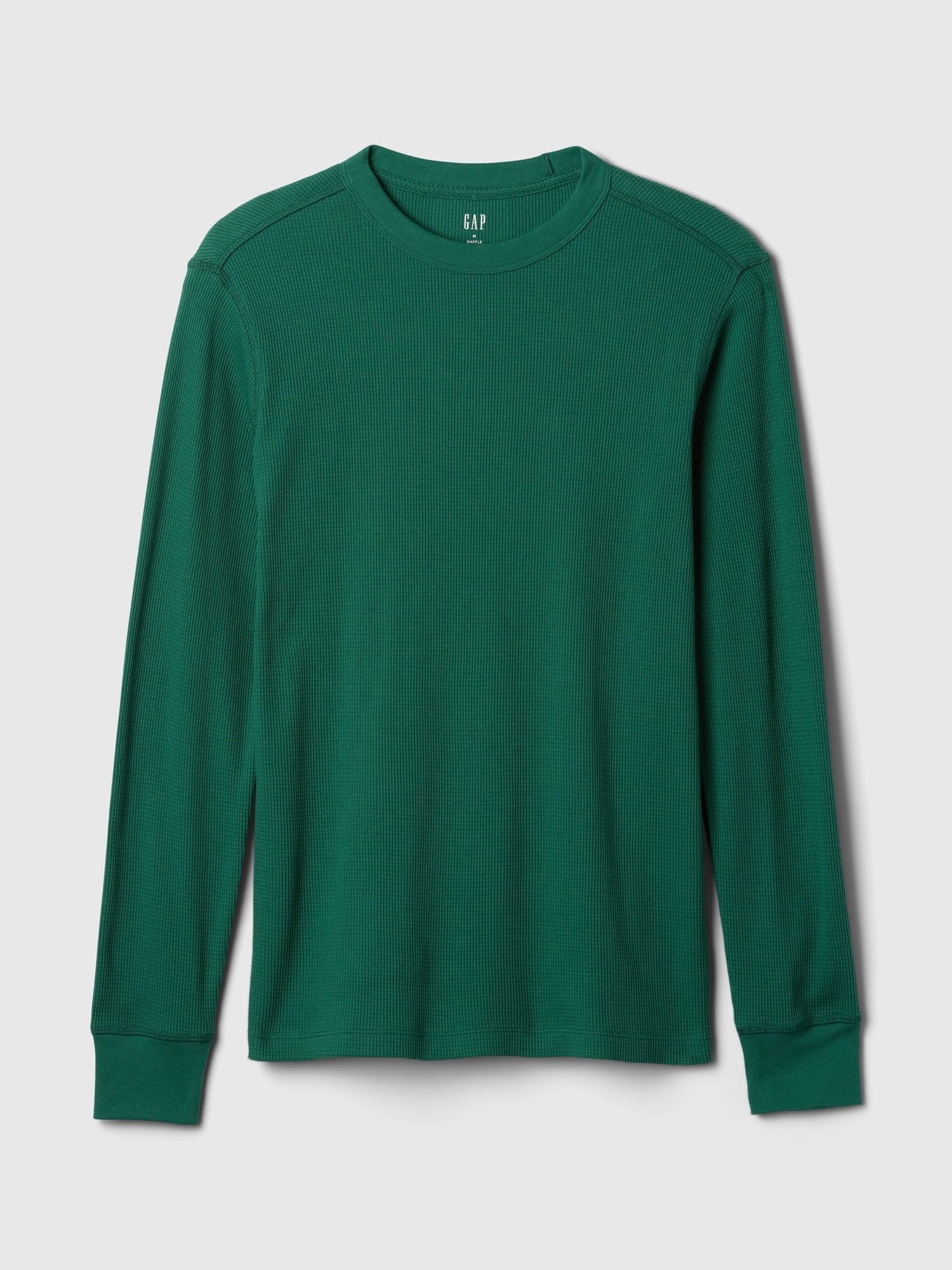Waffle-Knit Crewneck T-Shirt | Gap Factory