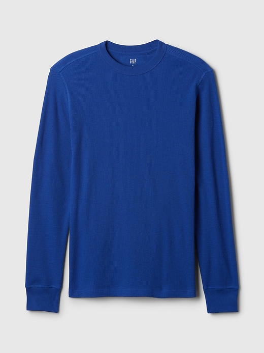 Image number 5 showing, Waffle-Knit Crewneck T-Shirt