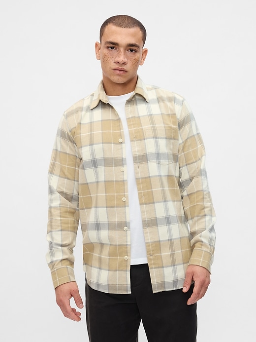 Image number 1 showing, Flannel Shirt in Standard Fit
