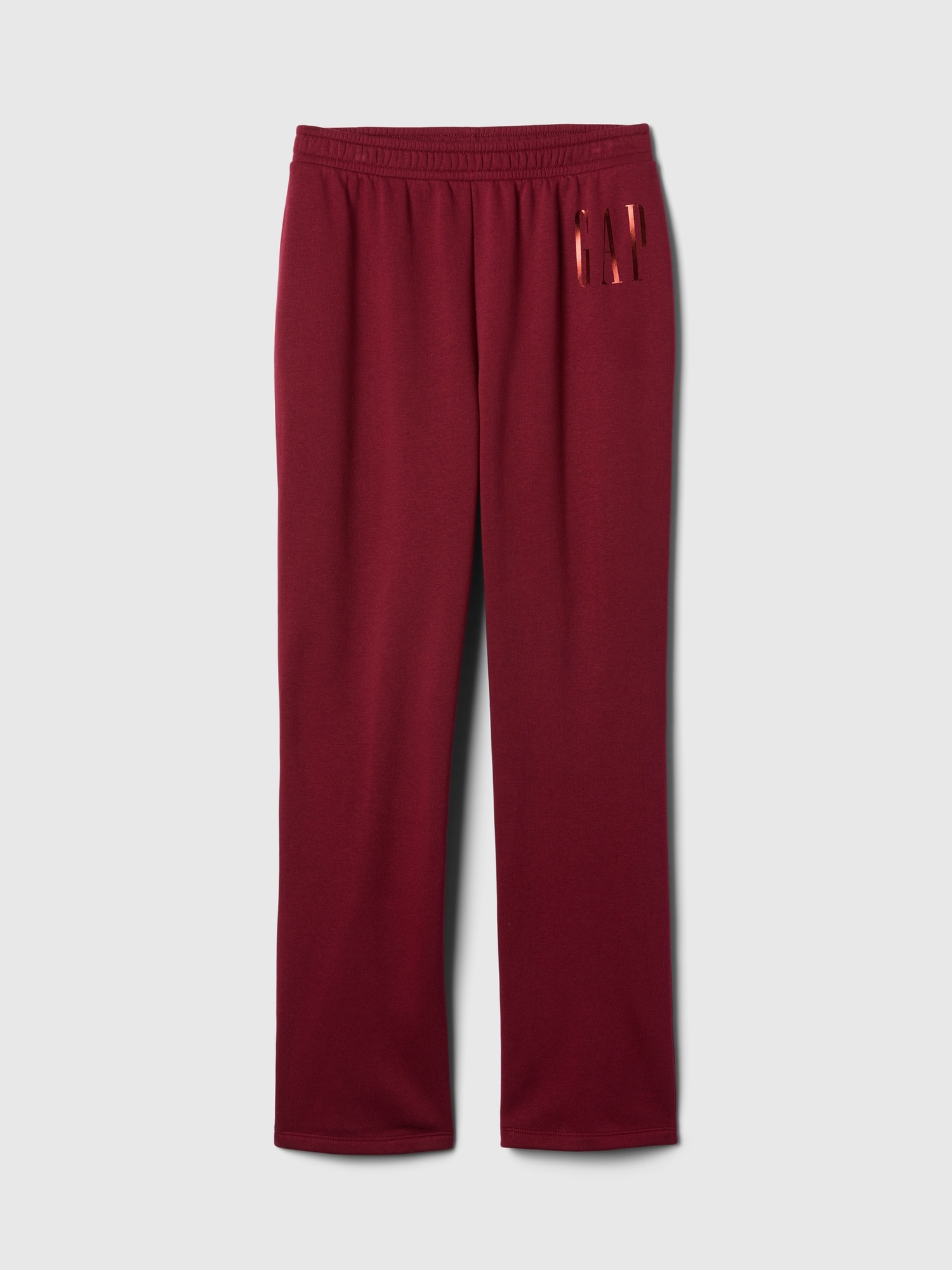Gap Logo Bootcut Pull On Sweatpants Gap Factory