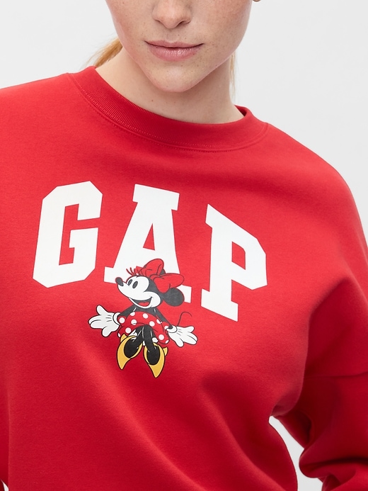 Image number 4 showing, Gap &#215 Disney Oversized Minnie Mouse Logo Sweatshirt