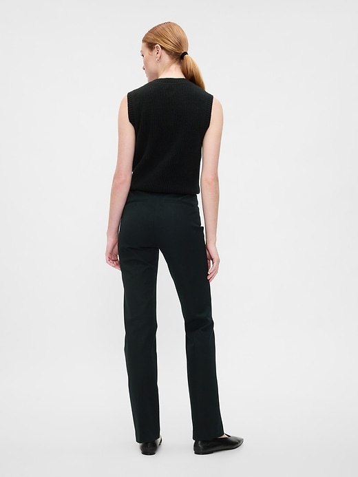 Image number 4 showing, Mid Rise Baby Boot Pants in Bi-Stretch