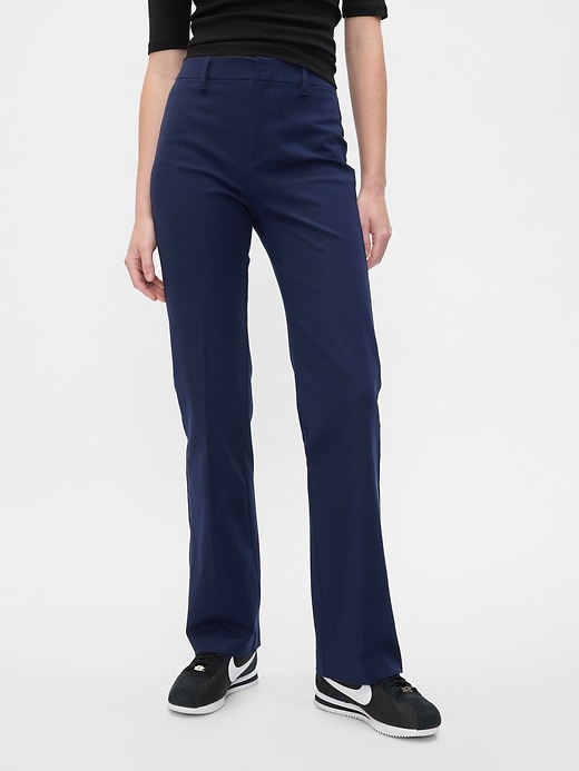 Image number 2 showing, Mid Rise Baby Boot Pants in Bi-Stretch