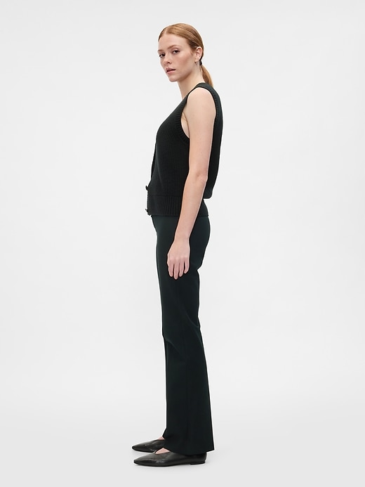 Image number 3 showing, Mid Rise Baby Boot Pants in Bi-Stretch
