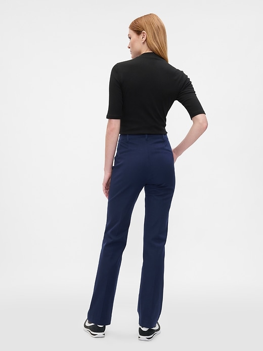 Image number 4 showing, Mid Rise Baby Boot Pants in Bi-Stretch