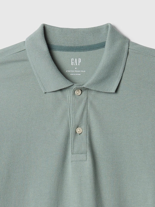 Image number 4 showing, Stretch Pique Polo Shirt