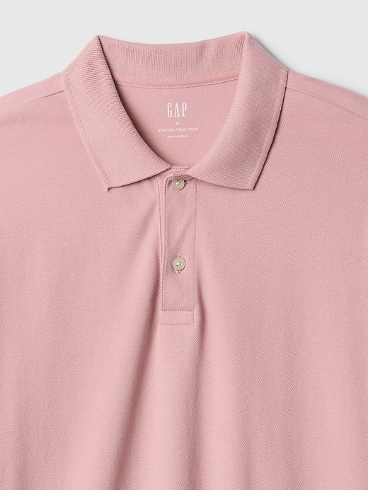 Image number 4 showing, Stretch Pique Polo Shirt