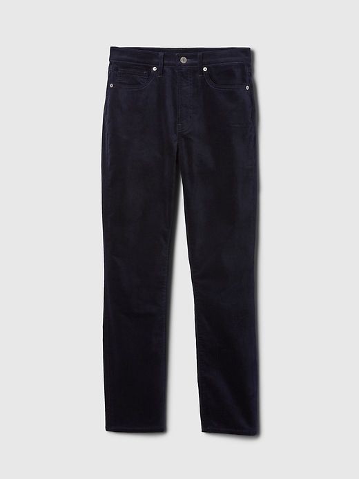 Image number 7 showing, High Rise Soft Vintage Slim Velvet Pants