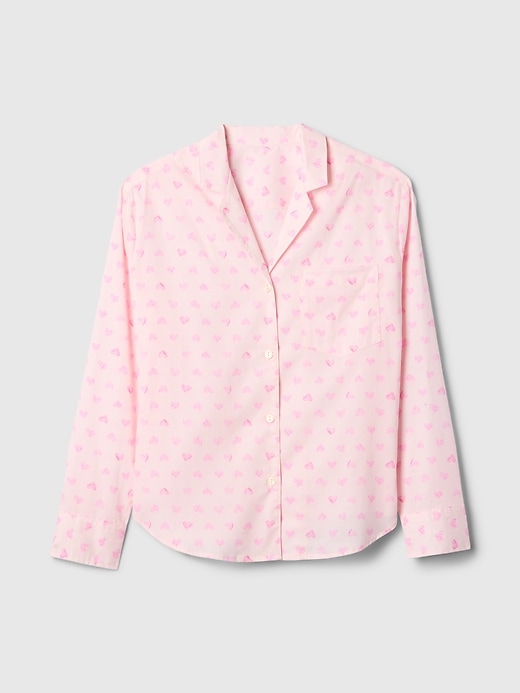 Image number 4 showing, Oversized Poplin PJ Shirt