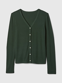 Ribbed V-Neck Cardigan | Gap Factory Ribbed V-Neck Cardigan | Gap Factory