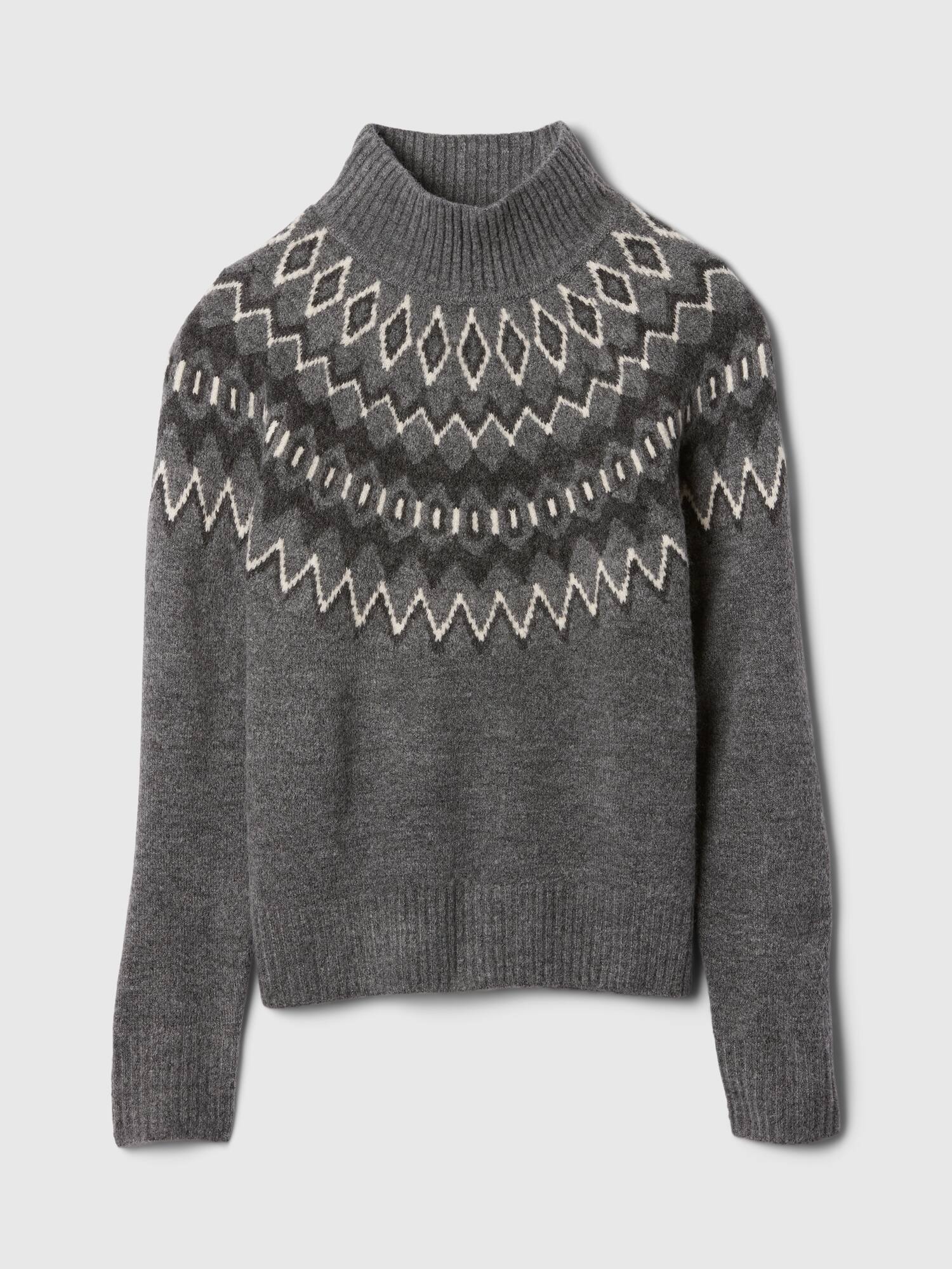 Oversized Cable-Knit Mockneck Sweater | Gap Factory