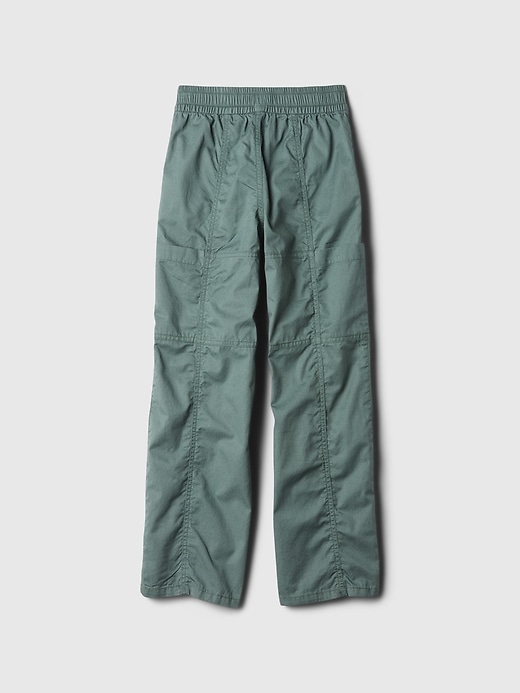 Image number 3 showing, Kids Seamed Pull-On Parachute Cargo Pants
