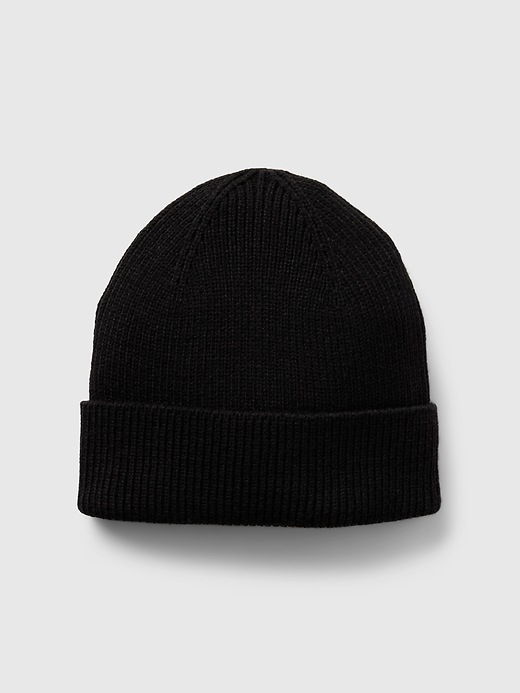 GAP NWT Ribbed Tweed Beanie - True‎ Black GAP | Accessories | Gap Nwt Ribbed Tweed Beanie True Black  main image 2
