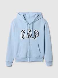Relaxed Gap Logo Zip Hoodie