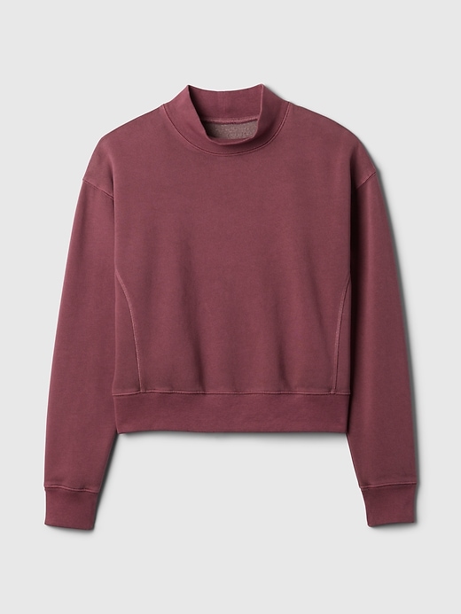 Image number 5 showing, Relaxed Mockneck Sweatshirt