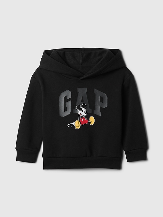 Image number 1 showing, babyGap &#215 Disney Mickey Mouse Relaxed Logo Hoodie