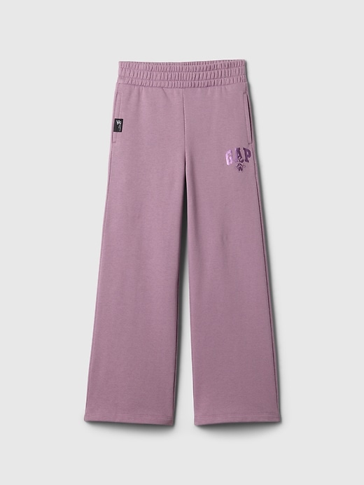 Image number 1 showing, GapKids &#215 Disney Minnie Mouse Relaxed Wide-Leg Logo Sweatpants