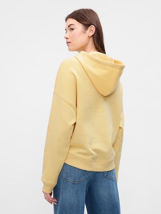Image number 2 showing, Relaxed Gap Mini-Logo Cropped Hoodie