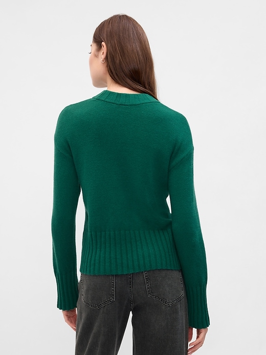 Image number 2 showing, CashSoft Relaxed Crewneck Sweater