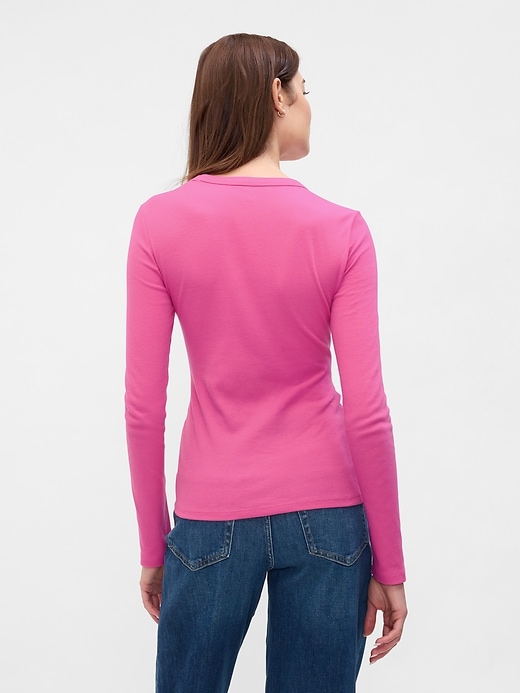 Image number 2 showing, Ribbed Crewneck T-Shirt
