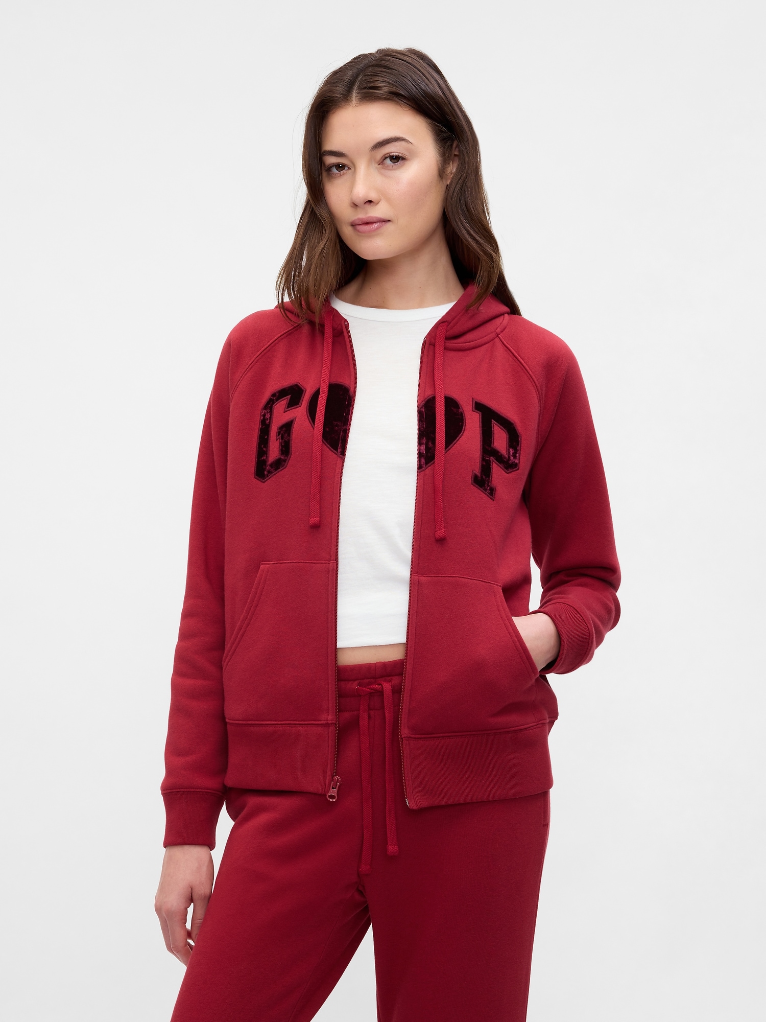 Gap Logo Zip Hoodie