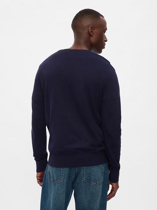 Image number 2 showing, Cotton V-Neck Sweater