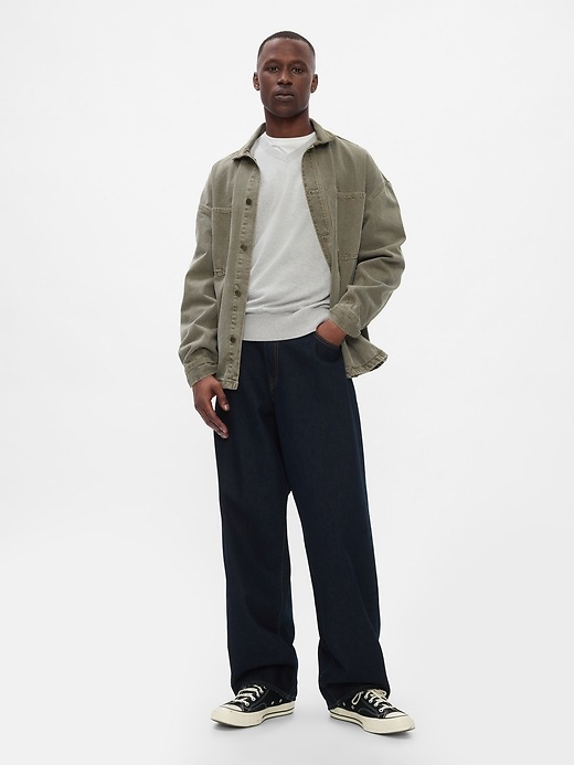 Image number 3 showing, Cotton V-Neck Sweater