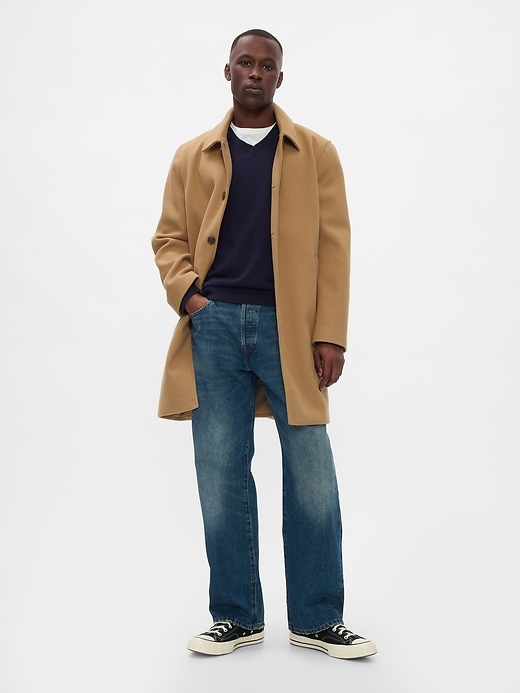 Image number 3 showing, Cotton V-Neck Sweater