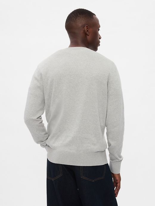 Image number 2 showing, Cotton V-Neck Sweater
