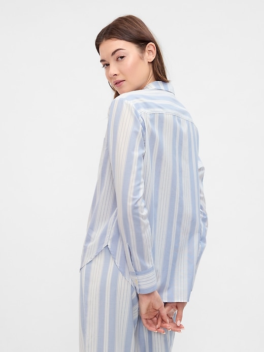 Image number 2 showing, Oversized Poplin PJ Shirt