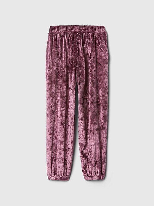 Image number 2 showing, Kids Velour Parachute Pull-On Pants