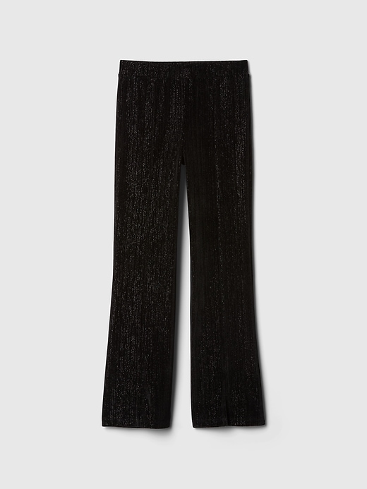 Image number 1 showing, Shine Velvet Flare Leggings