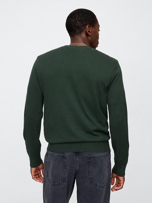 Image number 2 showing, Cotton V-Neck Sweater
