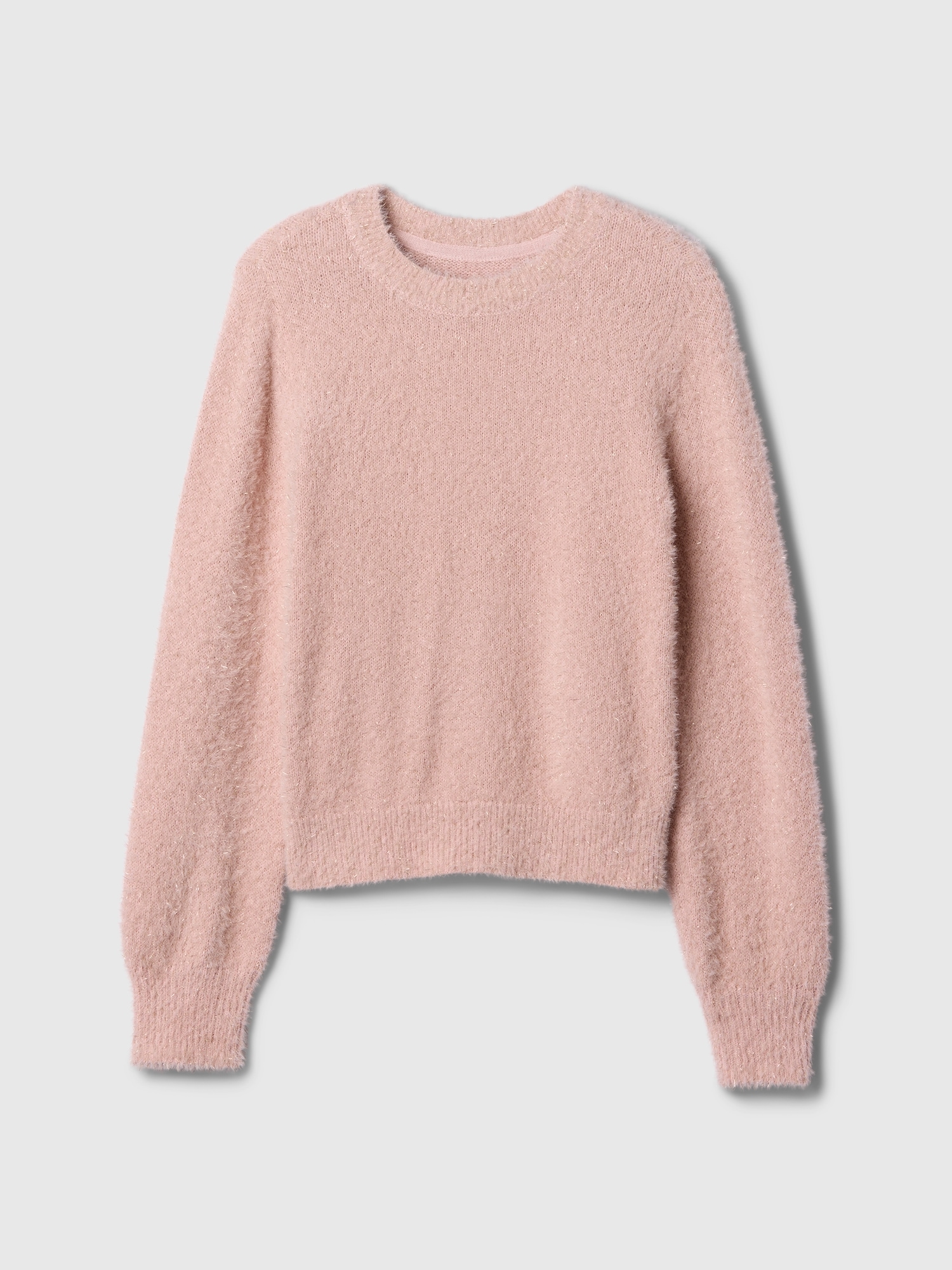 Kids Shine Eyelash Sweater - Primitive Pink