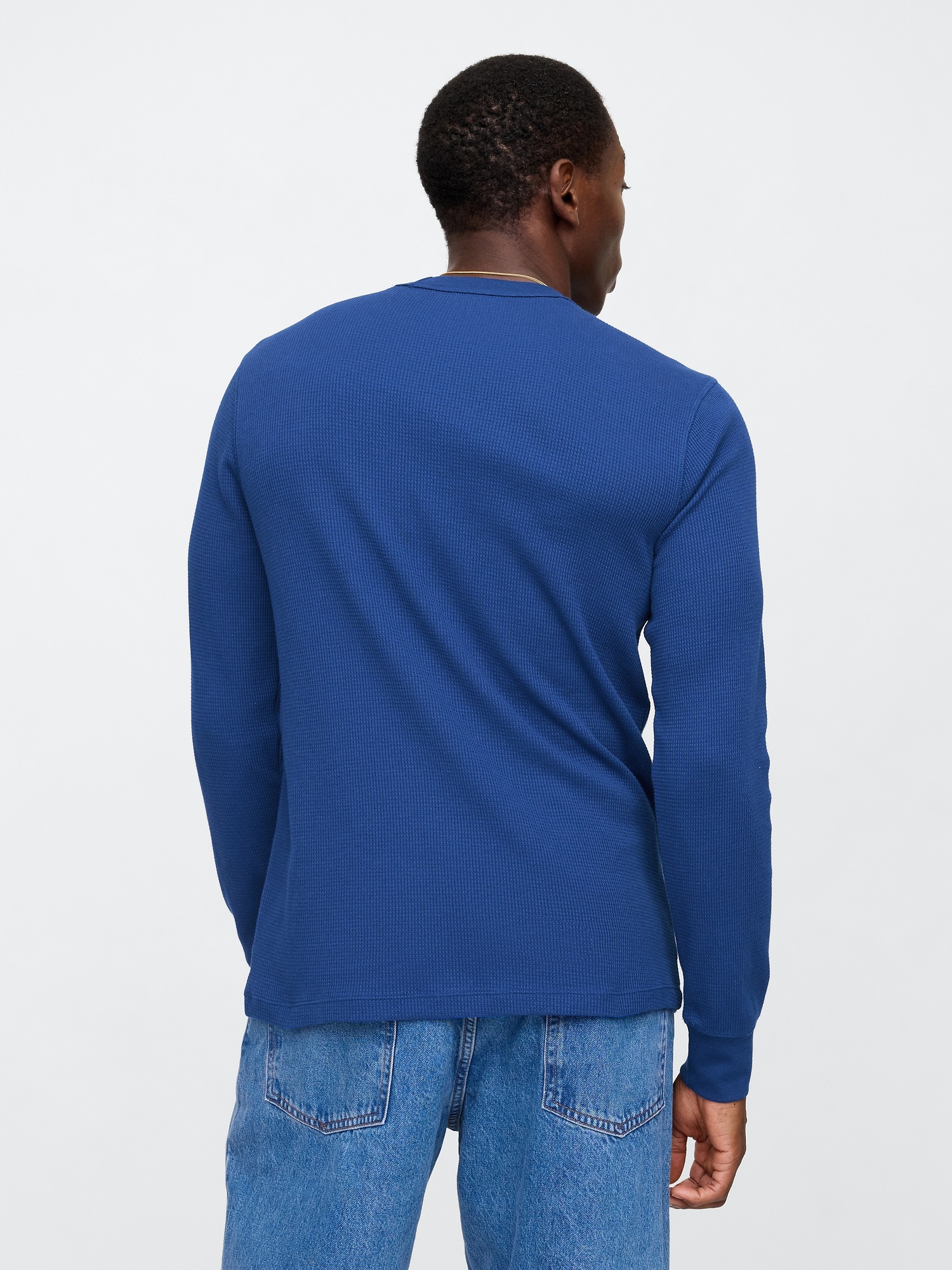 Waffle-Knit Crewneck T-Shirt | Gap Factory